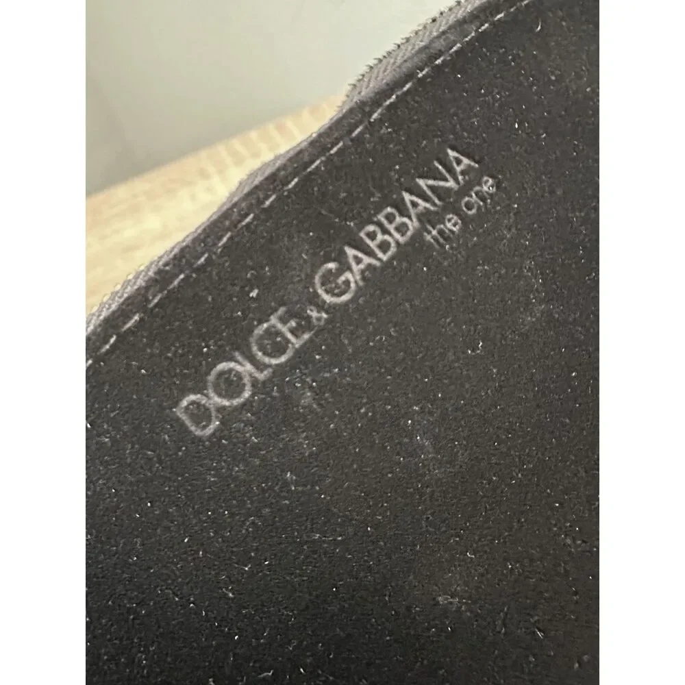 Dolce & Gabbana The One Cosmetic Pouch Travel Makeup Bag Beauty Black Velvet
